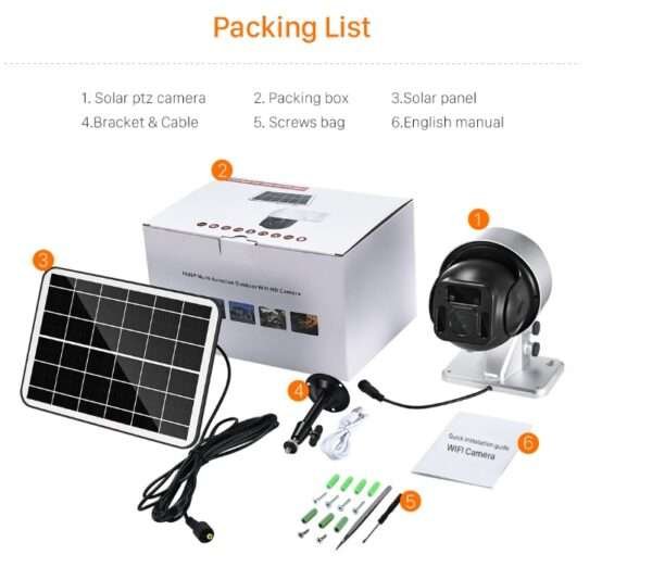 Solar Powered Wireless WiFi Surveillance Camera - Image 4