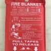 Fire Blanket Fiberglass Fire Flame Retardant Emergency Survival Fire Shelter Safety Cover Fire Emergency Blanket